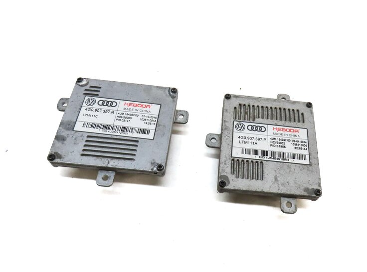15-16 AUDI A3 (8V) HEADLIGHT LED DAYTIME RUNNING LIGHT POWER CONTROL MODULE SET2