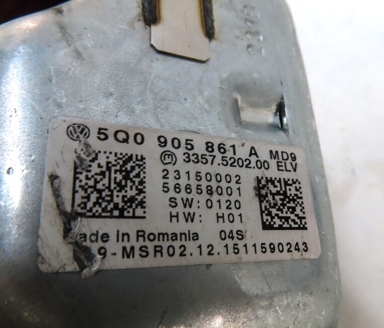 Thumbnail 11: 2016 AUDI A3 (8V) 1.8L CNSB TURBO ENGINE ECM BCM IMMOBILIZER MODULE LOCK KEY SET
