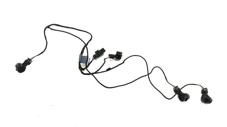 2016 AUDI A3 (8V) REAR PARK ASSIST PDC SENSOR SET4 (MONSOON GRAY) & WIRE HARNESS