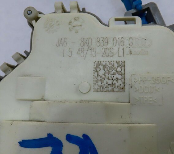 Thumbnail 6: 10-18 AUDI A3 A4 A8 Q3 Q5 S3 S4 SQ5 S8 (B8 D4 4H 8K 8R 8V) RIGHT REAR DOOR LATCH