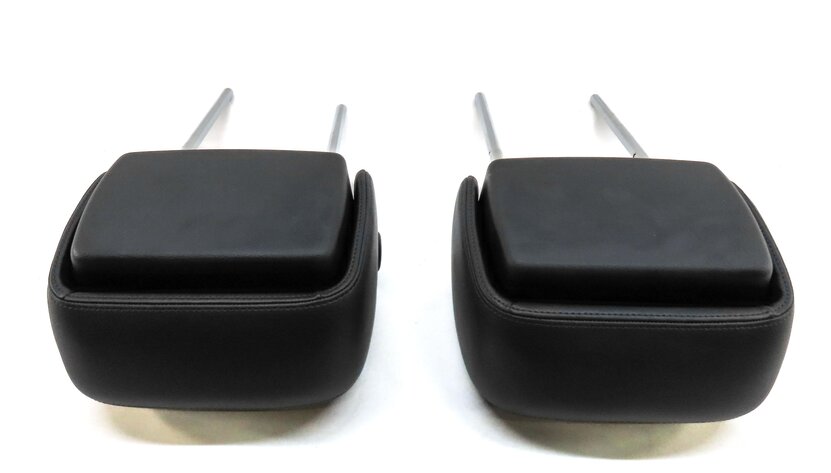 Thumbnail 6: 2015-2020 AUDI A3 S3 (8V) FRONT LEFT & RIGHT SEAT HEADREST SET-2 (BLACK)