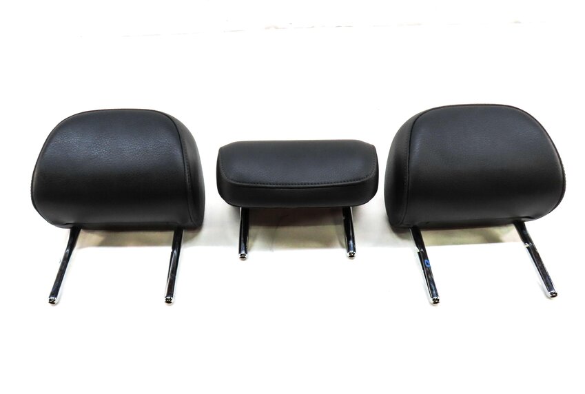 2015-2020 AUDI A3 (8V) REAR SEAT LEFT CENTER & RIGHT HEADREST SET-3 (BLACK)