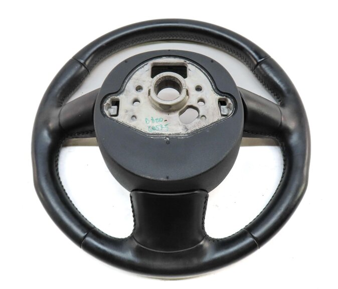 Thumbnail 5: 15-16 AUDI A3 (8V) LEFT DRIVER 3-SPOKE SPORT STEERING WHEEL w/ SWITCHES (BLACK)
