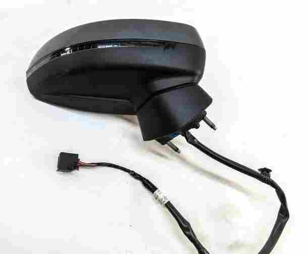 Thumbnail 1: 15-18 AUDI A3 S3 (8V) RIGHT PASSENGER - MANUAL FOLD HEATED DOOR MIRROR (GRAY)