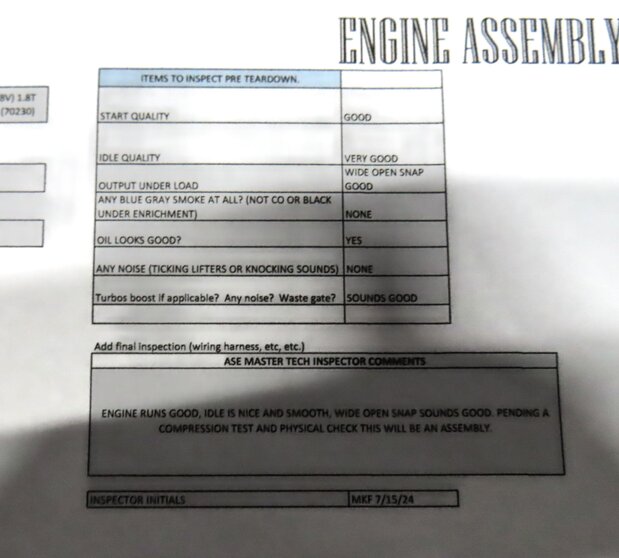 Thumbnail 11: 2016 AUDI A3 (8V) FWD 1.8L CNSB TURBO ENGINE ASSEMBLY (52k) ASE TESTED & VIDEO !