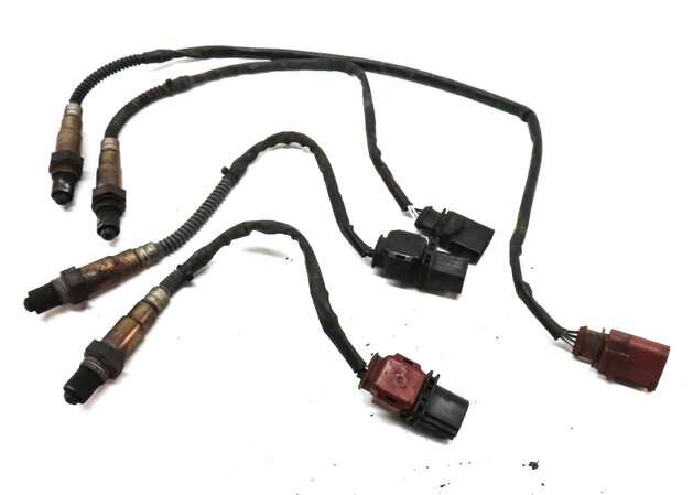 Thumbnail 2: 2009 PORSCHE CAYENNE (957) 3.6L VR6 ENGINE PRE POST CAT O2 OXYGEN SENSOR SET 4