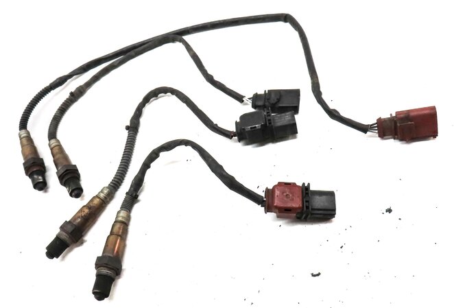 Thumbnail 3: 2009 PORSCHE CAYENNE (957) 3.6L VR6 ENGINE PRE POST CAT O2 OXYGEN SENSOR SET 4