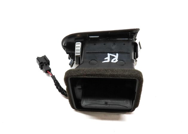 Thumbnail 4: 2009 PORSCHE CAYENNE (957) FRONT RIGHT DASH A/C HEATER AIR VENT (BLACK & SILVER)