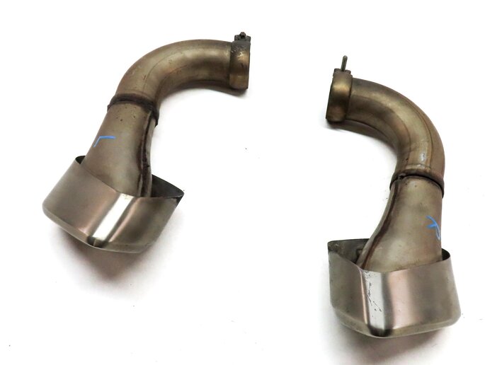 2009 PORSCHE CAYENNE (957) 3.6L VR6 ENGINE MUFFLER LEFT & RIGHT EXHAUST TIP SET2