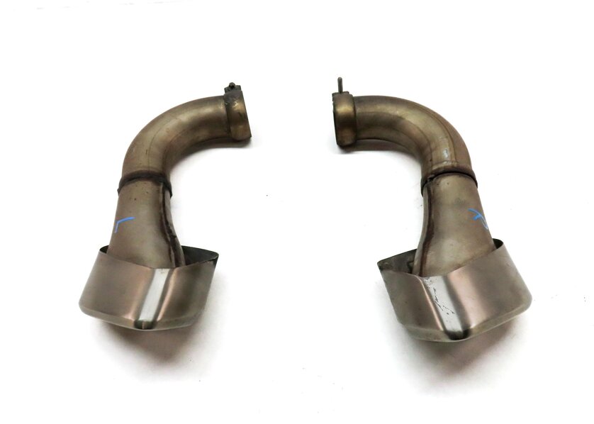 Thumbnail 2: 2009 PORSCHE CAYENNE (957) 3.6L VR6 ENGINE MUFFLER LEFT & RIGHT EXHAUST TIP SET2