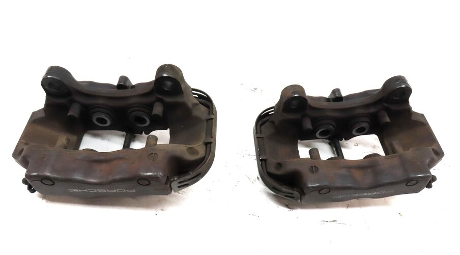 Thumbnail 12: 2008-2010 PORSCHE CAYENNE (957) FRONT & REAR BREMBO BRAKE CALIPER SET-4 (12.99")