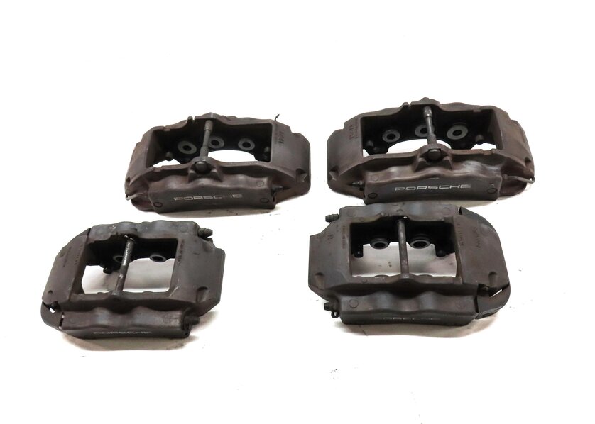 Thumbnail 2: 2008-2010 PORSCHE CAYENNE (957) FRONT & REAR BREMBO BRAKE CALIPER SET-4 (12.99")