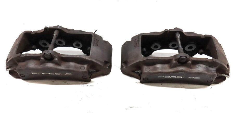 Thumbnail 4: 2008-2010 PORSCHE CAYENNE (957) FRONT & REAR BREMBO BRAKE CALIPER SET-4 (12.99")