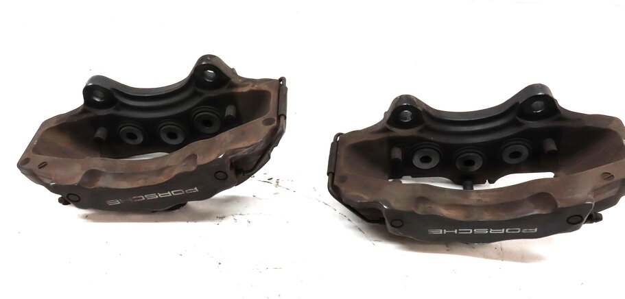 Thumbnail 6: 2008-2010 PORSCHE CAYENNE (957) FRONT & REAR BREMBO BRAKE CALIPER SET-4 (12.99")