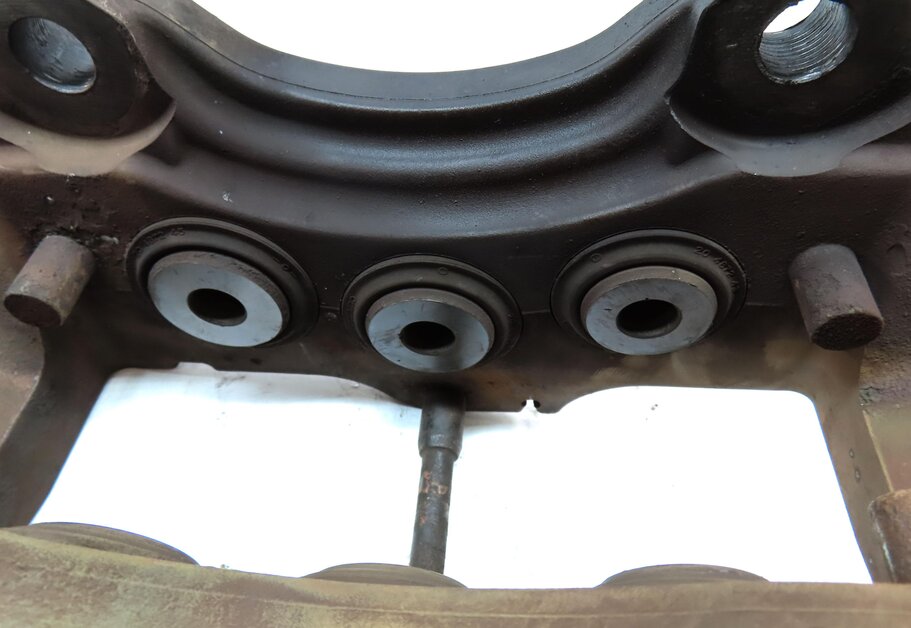 Thumbnail 9: 2008-2010 PORSCHE CAYENNE (957) FRONT & REAR BREMBO BRAKE CALIPER SET-4 (12.99")