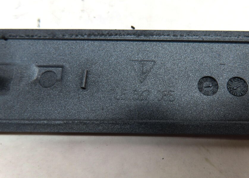 Thumbnail 22: 2009 PORSCHE CAYENNE 957 FRONT REAR LEFT RIGHT DOOR DASH CONSOLE SILVER TRIM SET