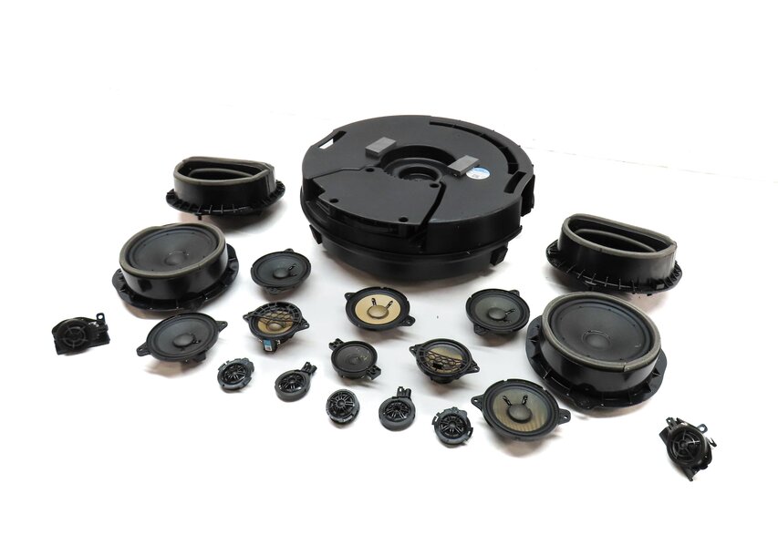 2018 AUDI Q5 FY 80A FRONT REAR LEFT RIGHT WOOFER MIDRANGE TWEETER SPEAKER SET 20