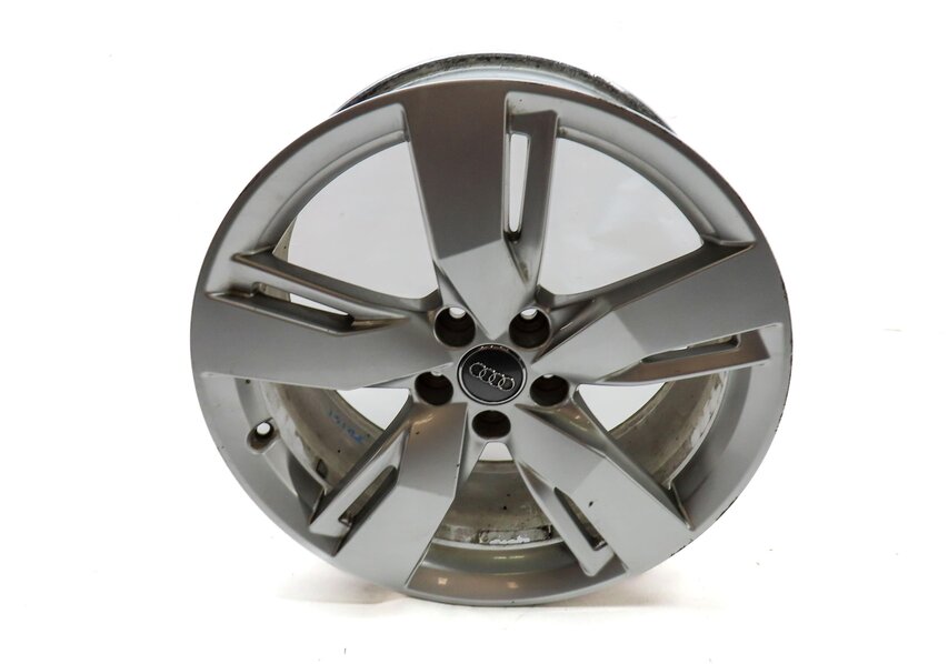 Thumbnail 2: 2018-2019 AUDI Q5 (FY 80A) 19x8 ALUMINUM 5 SPOKE SLOTTED WHEEL RIM (SILVER)