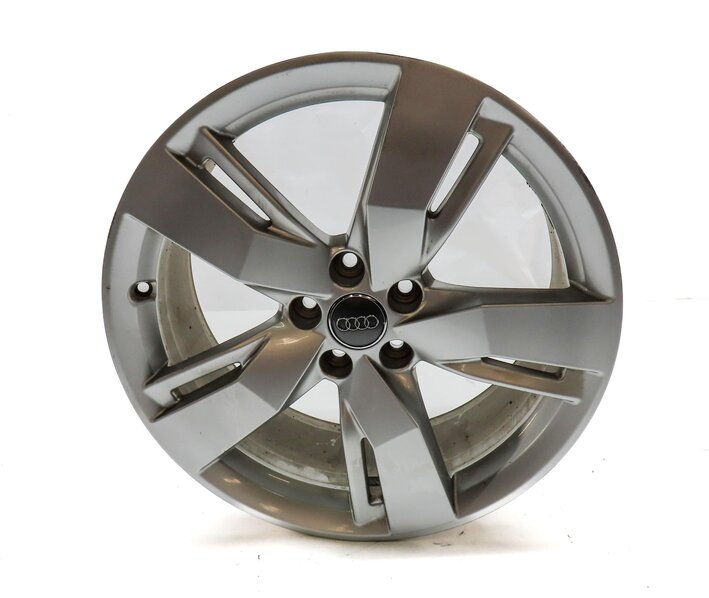 Thumbnail 3: 2018-2019 AUDI Q5 (FY 80A) 19x8 ALUMINUM 5 SPOKE SLOTTED WHEEL RIM (SILVER)