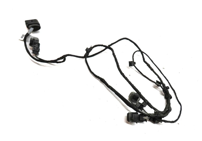 Thumbnail 1: 2018 AUDI Q5 (FY 80A) FRONT PARK ASSIST PDC SENSOR SET3 (WHITE) & WIRE HARNESS