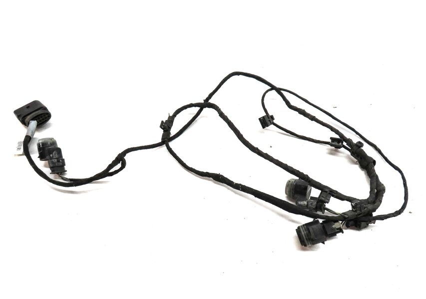 Thumbnail 2: 2018 AUDI Q5 (FY 80A) FRONT PARK ASSIST PDC SENSOR SET3 (WHITE) & WIRE HARNESS