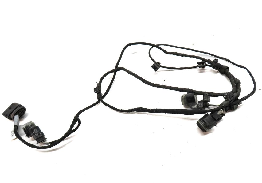 Thumbnail 3: 2018 AUDI Q5 (FY 80A) FRONT PARK ASSIST PDC SENSOR SET3 (WHITE) & WIRE HARNESS