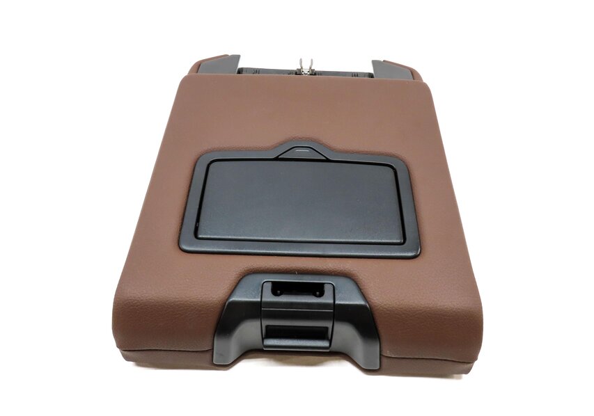 Thumbnail 6: 2018 AUDI Q5 (FY 80A) REAR SEAT CENTER FOLD DOWN ARM REST & CUPHOLDER (BROWN)