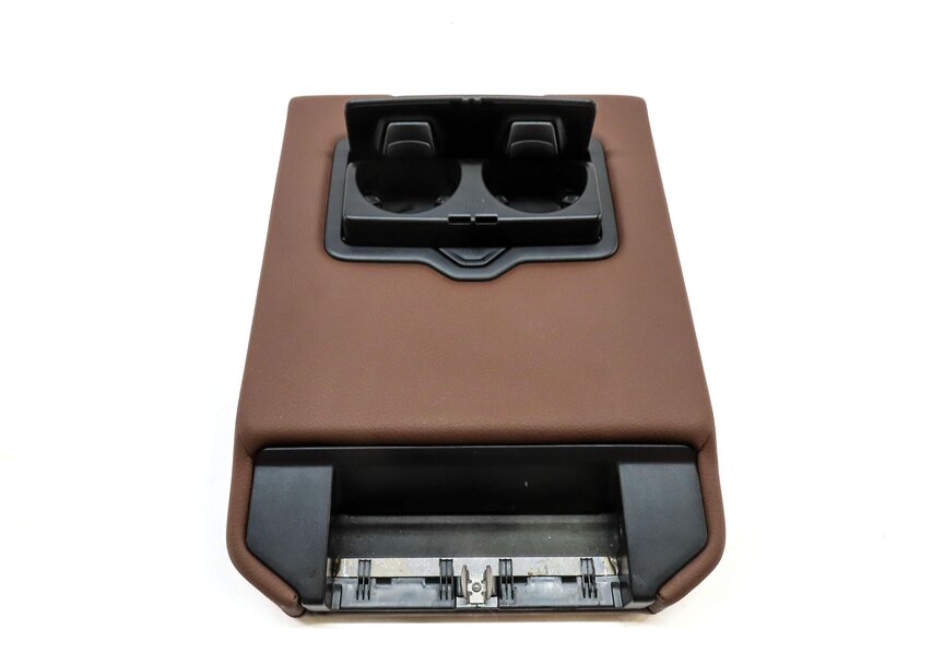 Thumbnail 7: 2018 AUDI Q5 (FY 80A) REAR SEAT CENTER FOLD DOWN ARM REST & CUPHOLDER (BROWN)
