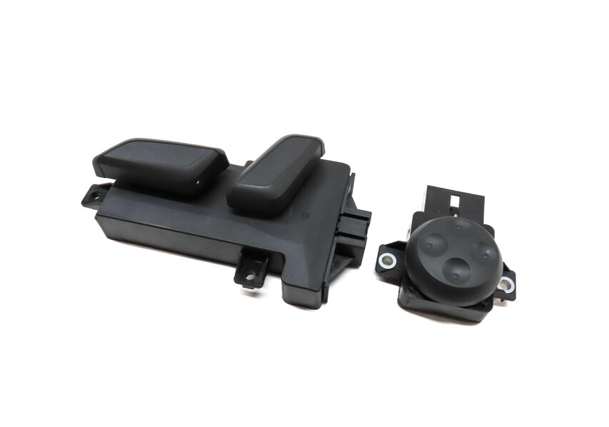 Thumbnail 1: 2018 AUDI Q5 (FY 80A) FRONT LEFT DRIVER SEAT ADJUST ADJUSTMENT SWITCH (BLACK)
