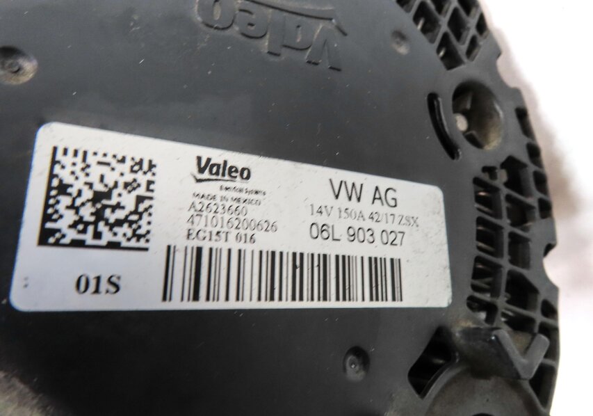 Thumbnail 6: 2018-2020 AUDI Q5 (FY 80A) ENGINE ALTERNATOR 150 AMP 14 VOLT
