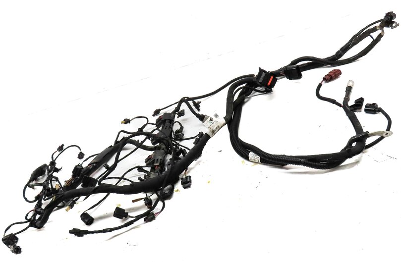 Thumbnail 3: 2018 AUDI Q5 (FY 80A) 2.0L DAYB TURBO ENGINE WIRING WIRE HARNESS 06L971627Q