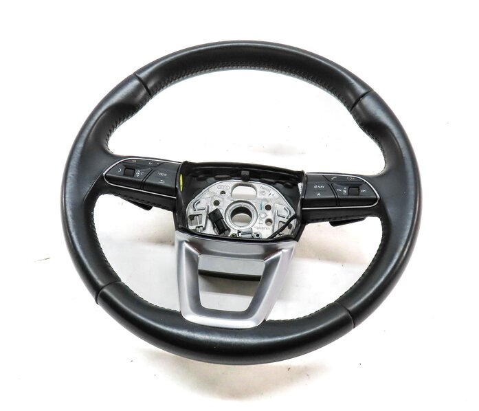 Thumbnail 2: 18-20 AUDI Q5 SQ5 (FY 80A) 3-SPOKE HEATED STEERING WHEEL w/ SWITCHES & PADDLES