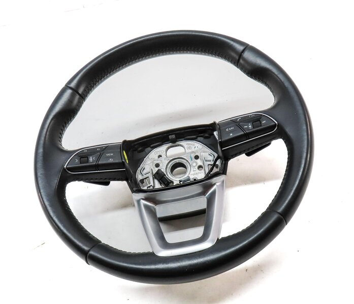 Thumbnail 3: 18-20 AUDI Q5 SQ5 (FY 80A) 3-SPOKE HEATED STEERING WHEEL w/ SWITCHES & PADDLES