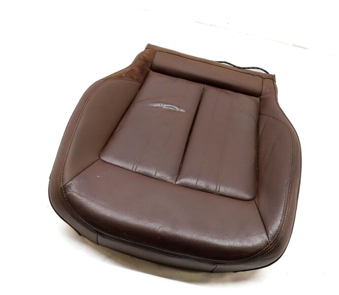 2018 AUDI Q5 (FY 80A) FRONT LEFT DRIVER LOWER HEATED SEAT CUSHION (NOUGAT BROWN)