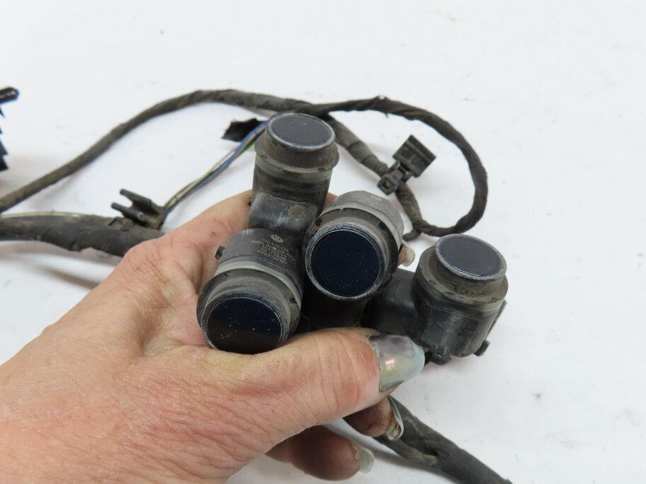 Thumbnail 5: 2013 AUDI Q5 B8 8R REAR PARK ASSIST PDC SENSOR SET4 (BLUE) & WIRE WIRING HARNESS