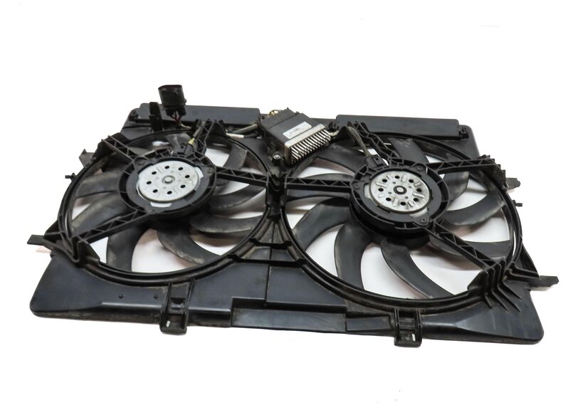 Thumbnail 6: 09-17 AUDI A4 A5 Q5 S4 (B8 8T 8R) 2.0L 3.0L 3.2L RADIATOR COOLING FAN w/ SHROUD