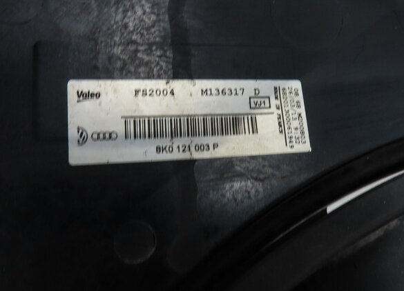 Thumbnail 9: 09-17 AUDI A4 A5 Q5 S4 (B8 8T 8R) 2.0L 3.0L 3.2L RADIATOR COOLING FAN w/ SHROUD