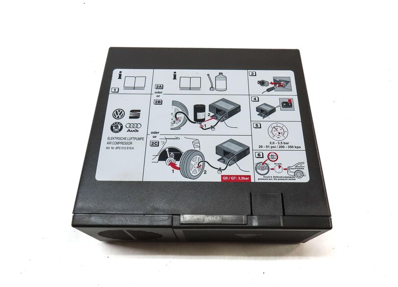 Thumbnail 2: 2013 AUDI Q5 (B8 8R) EMERGENCY ROADSIDE TIRE AIR PUMP COMPRESSOR 8P0012615A