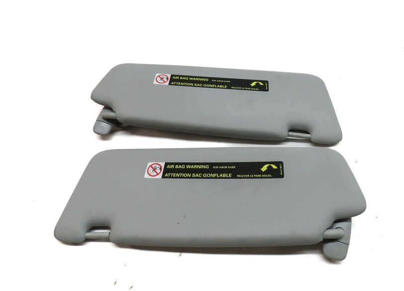Thumbnail 5: 2013-2016 AUDI Q5 SQ5 (B8 8R) FRONT LEFT & RIGHT SUNVISOR SUN SHADE SET (GREY)