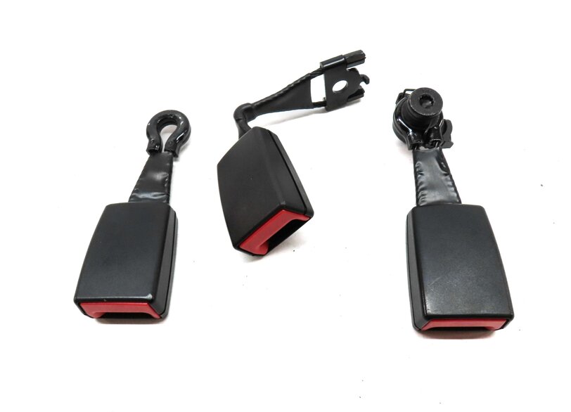 Thumbnail 2: 2013 AUDI Q5 (B8 8R) REAR LEFT RIGHT & CENTER SEATBELT SEAT BELT BUCKLE SET 3