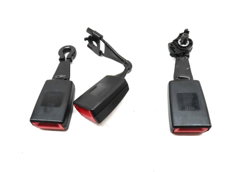 Thumbnail 4: 2013 AUDI Q5 (B8 8R) REAR LEFT RIGHT & CENTER SEATBELT SEAT BELT BUCKLE SET 3