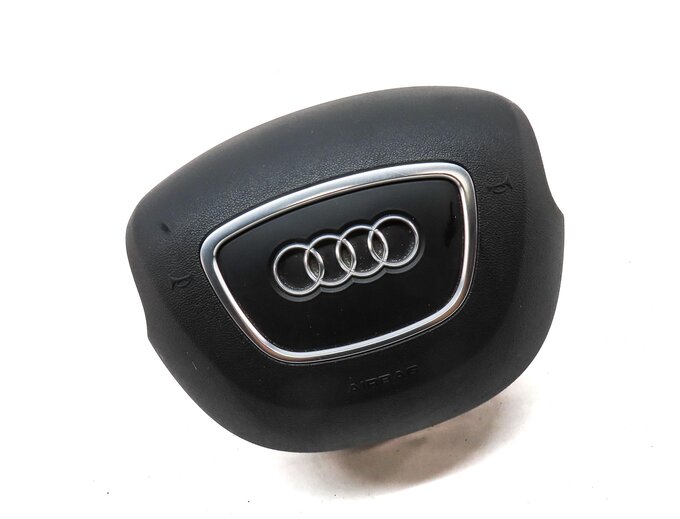 Thumbnail 3: 2013-2017 AUDI Q5 SQ5 (B8 8R) STEERING WHEEL AIRBAG AIR BAG (BLACK / NON SPORT)