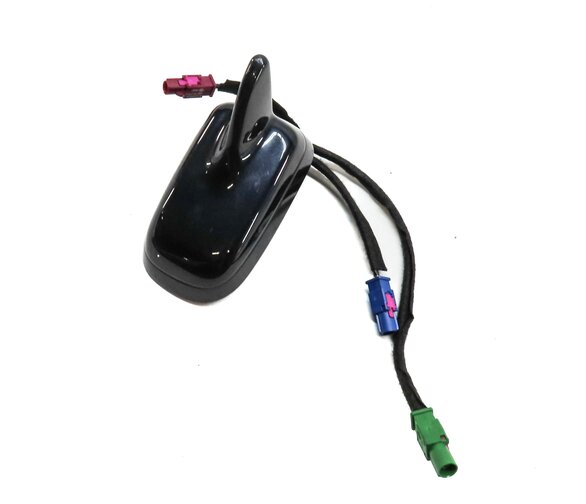08-17 AUDI A3 Q5 SQ5 R8 B8 8R 8V AM/FM RADIO ROOF SHARK FIN ANTENNA (BLUE)