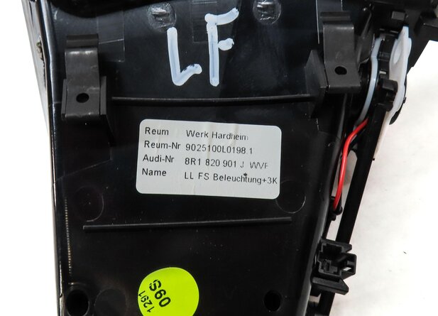 Thumbnail 6: 2013 AUDI Q5 (B8 8R) FRONT LEFT DASH HVAC A/C HEATER AIR VENT (BLACK) 8R1820901J