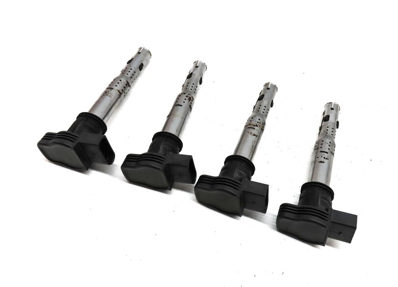 07-17 AUDI A3 A4 S4 A5 S5 A6 Q3 Q5 R8 TT 8P 8K 8T 8R C7 2.0T IGNITION COIL SET 4