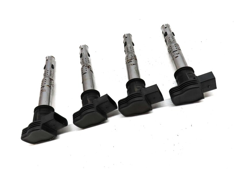 Thumbnail 3: 07-17 AUDI A3 A4 S4 A5 S5 A6 Q3 Q5 R8 TT 8P 8K 8T 8R C7 2.0T IGNITION COIL SET 4