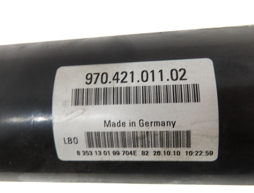 Thumbnail 5: 10-16 PORSCHE PANAMERA (970 G1) RWD - REAR DRIVESHAFT DRIVELINE DRIVE LINE SHAFT