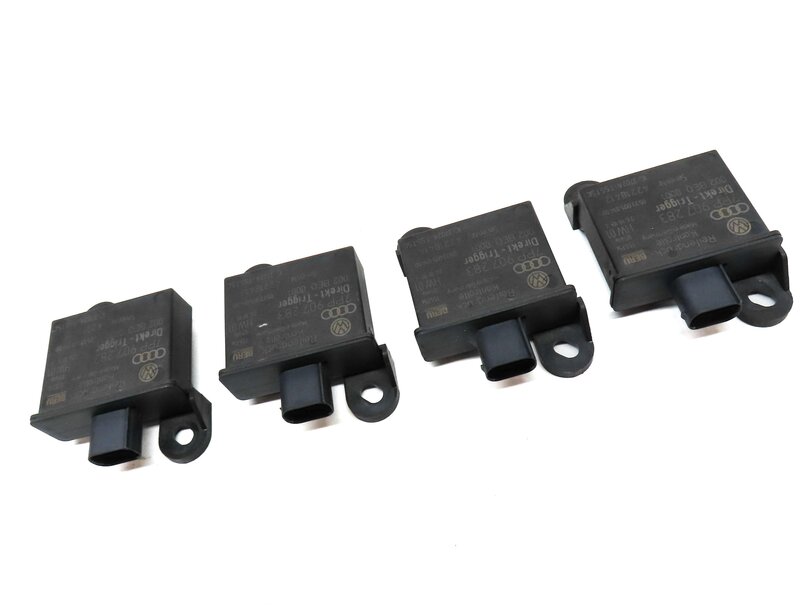 Thumbnail 3: 2011 PORSCHE PANAMERA (958) TIRE PRESSURE MONITORING TPMS TRIGGER MODULE SET 4
