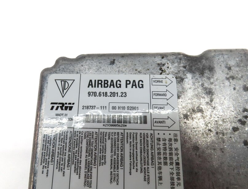 Thumbnail 4: 2010-2012 PORSCHE PANAMERA (970 G1) MAIN PRIMARY SRS BAG CONTROL MODULE