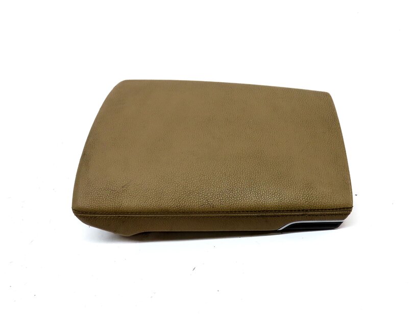 Thumbnail 4: 10-13 PORSCHE PANAMERA (970 G1) FRONT CENTER CONSOLE ARMREST LID (BEIGE LEATHER)